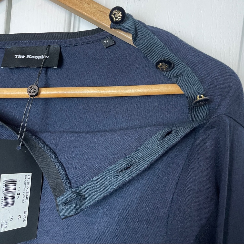THE KOOPLES Wool Cotton Long Sleeve Top